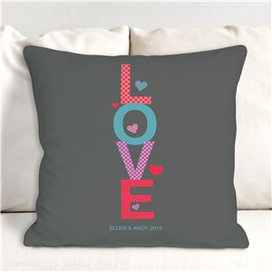 Personalized Love Throw Pillow