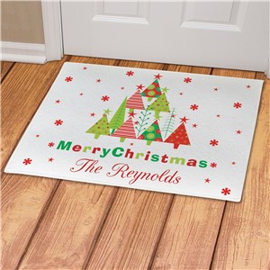 Personalized Christmas Doormat