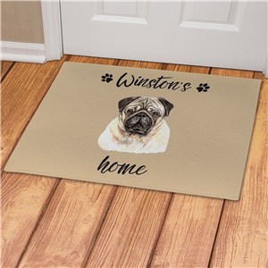 Personalized Dog's Home Doormat