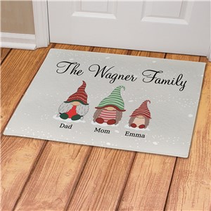Personalized Gnome Family Doormat