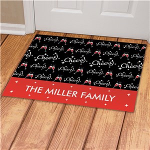 Personalized Cheers Doormat