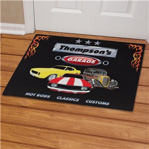 My Garage Personalized Doormat