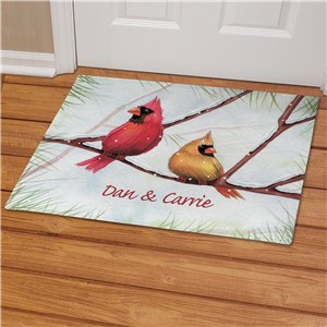 Personalized Cardinals Doormat