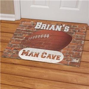 Football Man Cave Doormat