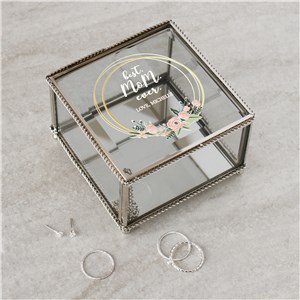 Personalized Best Mom Ever Jewelry Box