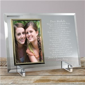 To My Friend... Beveled Glass Picture Frame