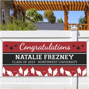 Personalized Congratulations Star Banner