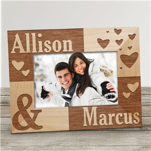 Personalized Just the Two of Us Wood Frame