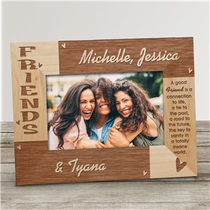 Friends Personalized Wooden Picture Frame
