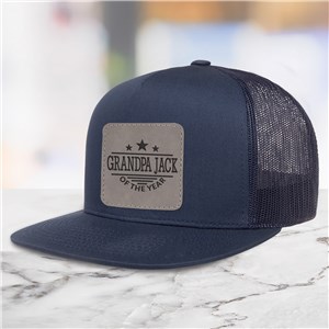 Personalized Of the Year with Stars Trucker Hat with Patch