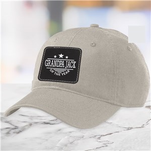 Personalized Of the Year with Stars Baseball Hat with Patch