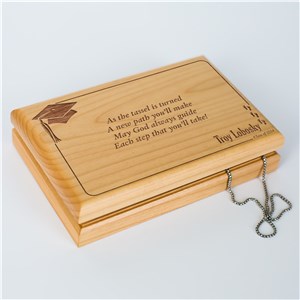 As the Tassel is Turned Graduation Valet Box