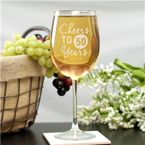 Birthday Wine glass