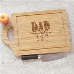 Established DAD cutting board with handle