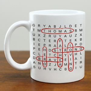 Word Search Coffee Mug