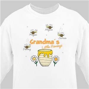 Little Honeys Personalized White Sweatshirt