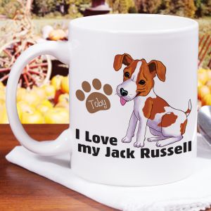 Personalized I Love My Jack Russell Mug