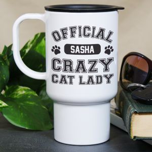 Personalized Crazy Cat Lady Mug