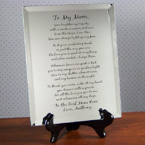 Endless Praise for Mom Personalized Plaque