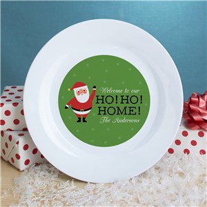 Personalized Ho Ho Home Plate