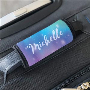 Personalized Rainbow Luggage Grabber