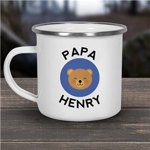 Papa Bear Personalized Camper Mug