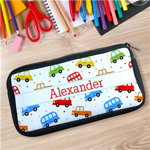 Personalized Cars Pencil Case