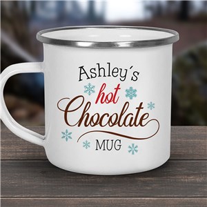 Personalized Hot Chocolate Camper Mug