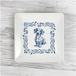 Dog Breed Square Trinket Dish