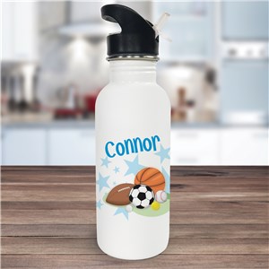 Personalized Sports Fan Water Bottle