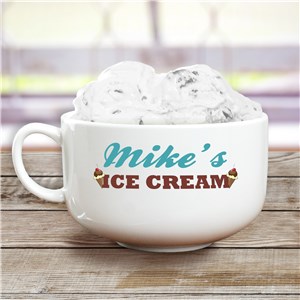 Personalized Ice Cream Bowl