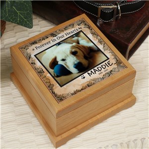 Personalized Memorial Wooden Urn
