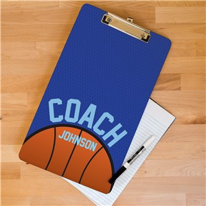 Personalized Basketball Clipboard