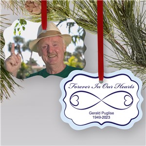 Sympathy Gift Photo Double Sided Ornament | Photo Memorial Ornament