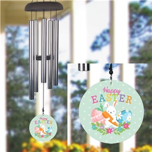 Happy Easter Bunny & Eggs Wind Chime