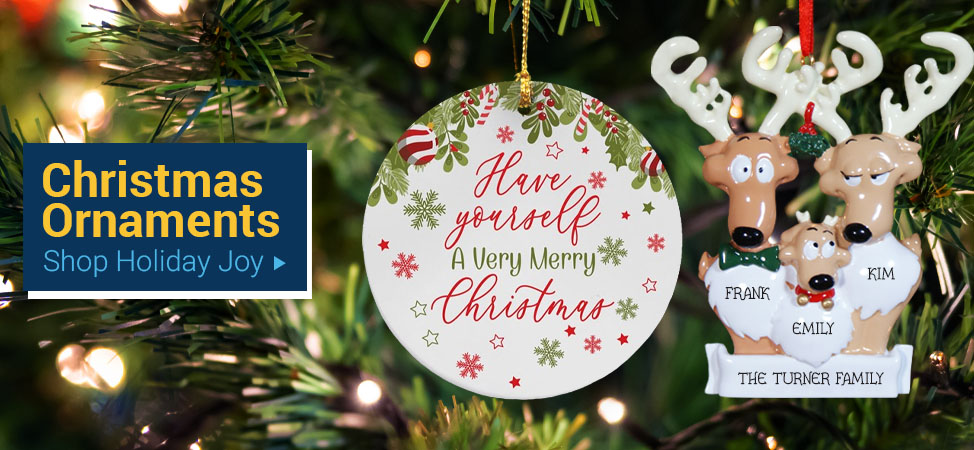 Wholesale Christmas Ornaments & Stockings with Custom Decor